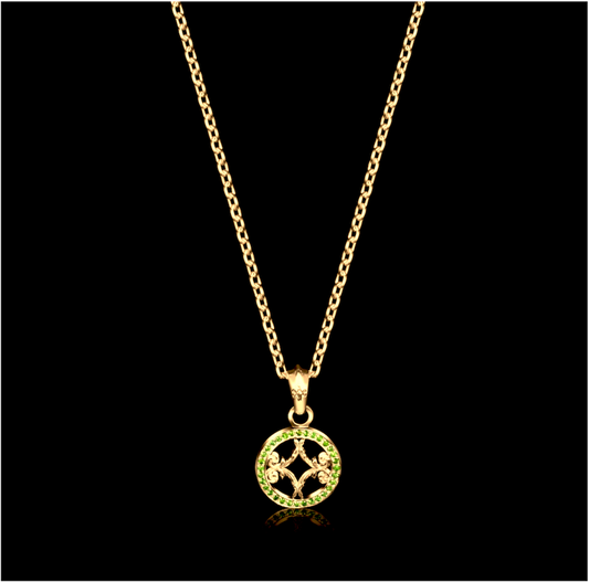 Emerald Motif Pendant