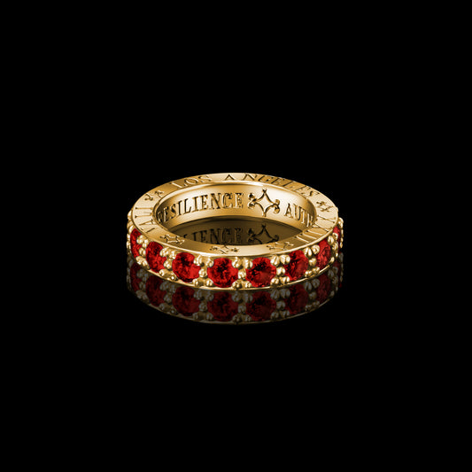 Ruby Eternity Band | 18k Gold
