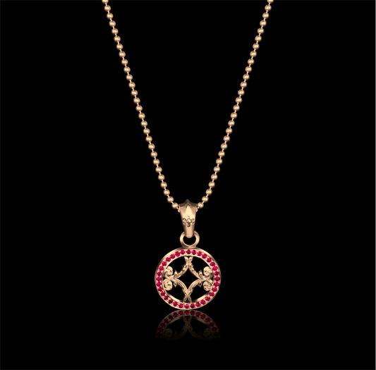 Ruby Motif Pendant