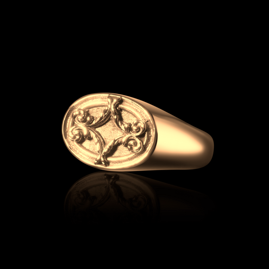 Motif Signet Ring