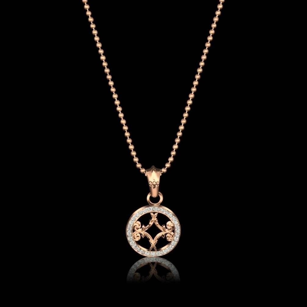 Diamond Motif Pendant