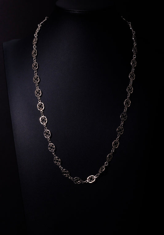 Micro Motif Chain Link Necklace